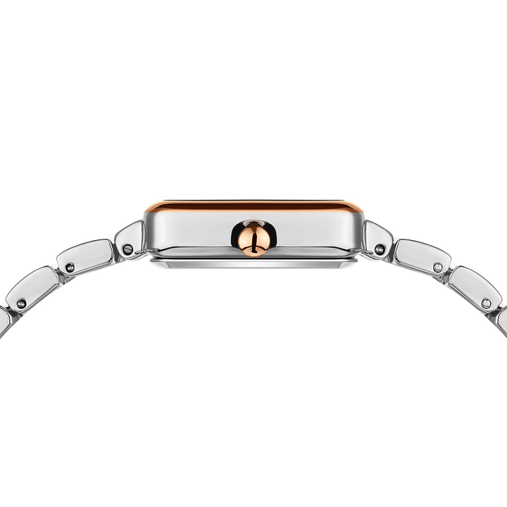 Sansi Mayo Lina Watch — silver Rose Gold Edition (Brown Dial)