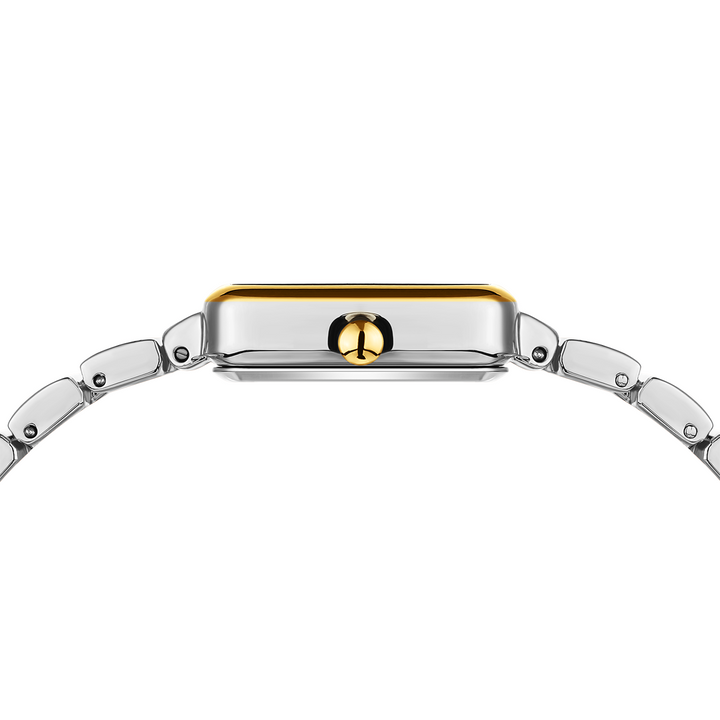 Sansi Mayo Stainless Steel Watch — Two-Tone silver Gold (Dark Grey Dial)