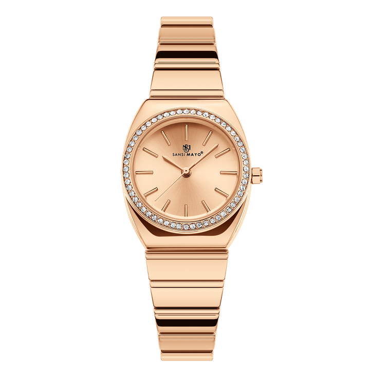 Sansi Mayo MIKA Rose Gold Dial & Strap Watch — Egyptian Stone Edition