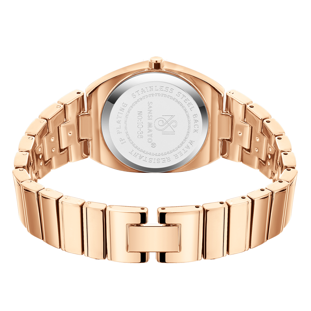 Sansi Mayo MIKA Rose Gold Dial & Strap Watch — Egyptian Stone Edition