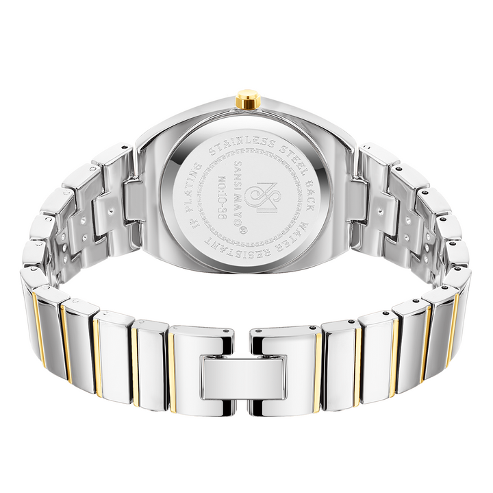Sansi Mayo Women's Watch — Egyptian Stone MIKA Edition (Grey Dial, Two Tone silver Gold)