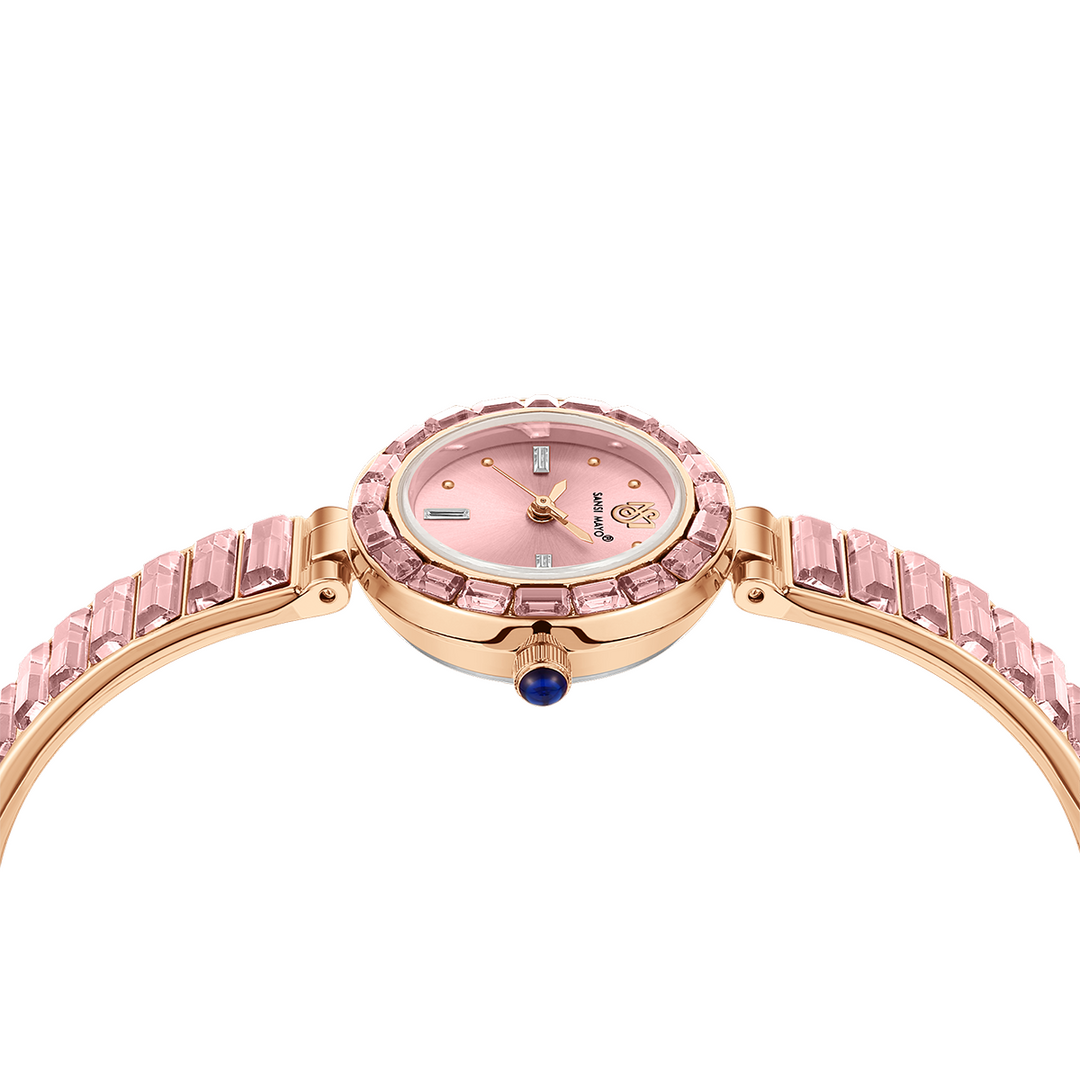 Infinity Egyptian Stone Rose Gold Pink Women’s Watch