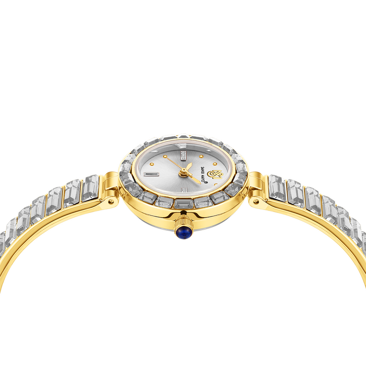 Sansi Mayo Infinity Watch — Egyptian Stone Edition (Grey Dial, Gold)
