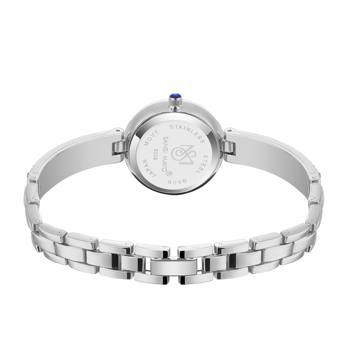 Sansi Mayo Infinity Watch — Egyptian Stone Edition (Green Dial, silver)