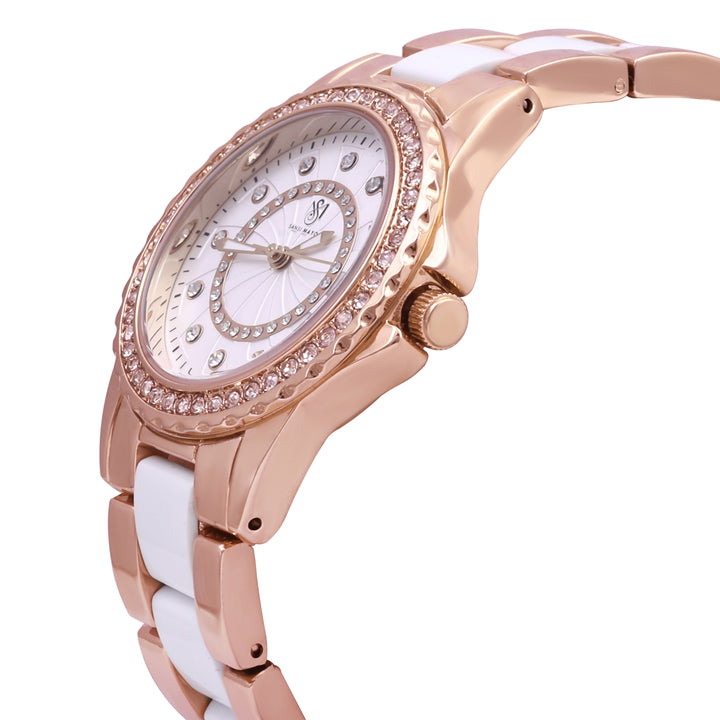 Tini Round Two Tone Radiance Rose Gold  Wrist Watch