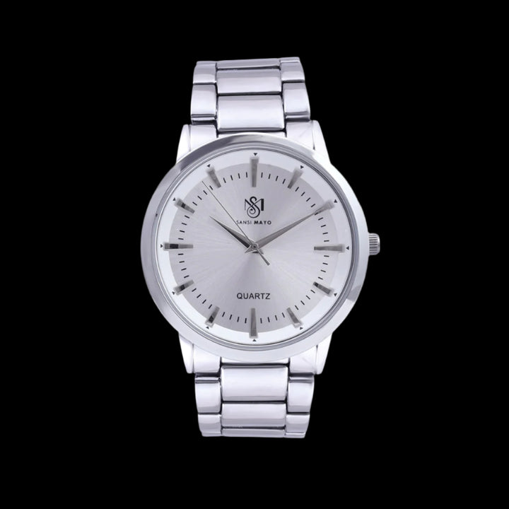 Nero Silver Wrist Watch