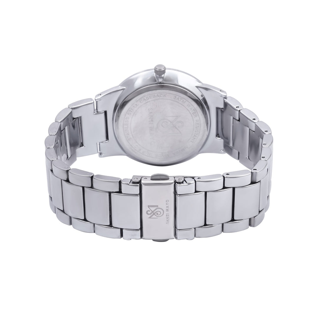 Nero Silver Wrist Watch