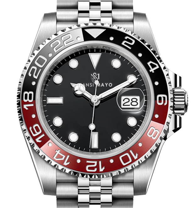 Dinos Black  Steel Analog