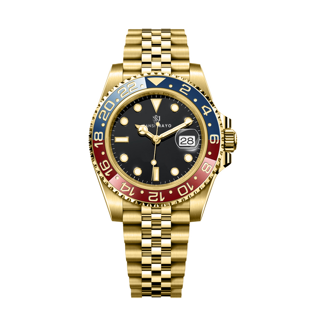Dinos Rose Gold Steel Analog