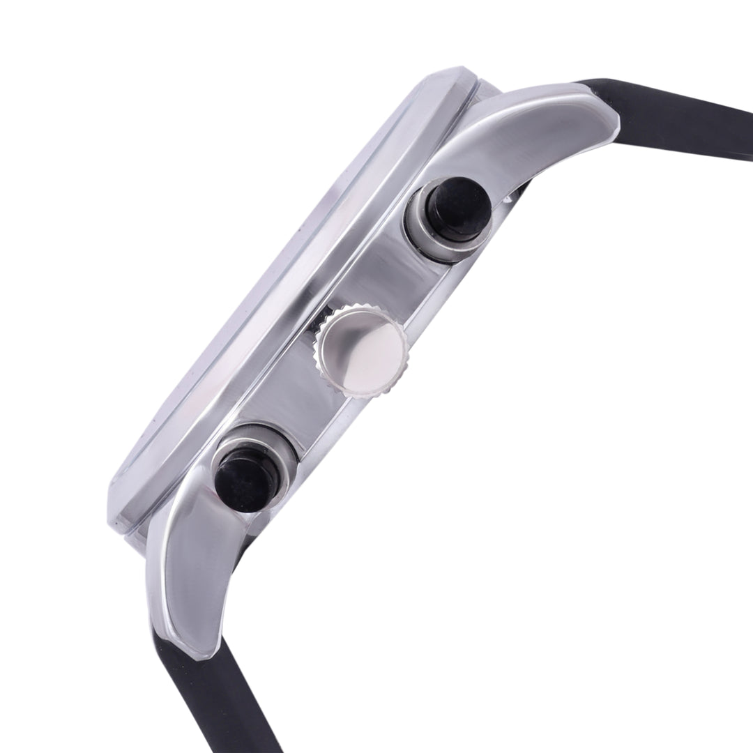 Coron Round Two Tone Wrist Watch Silver