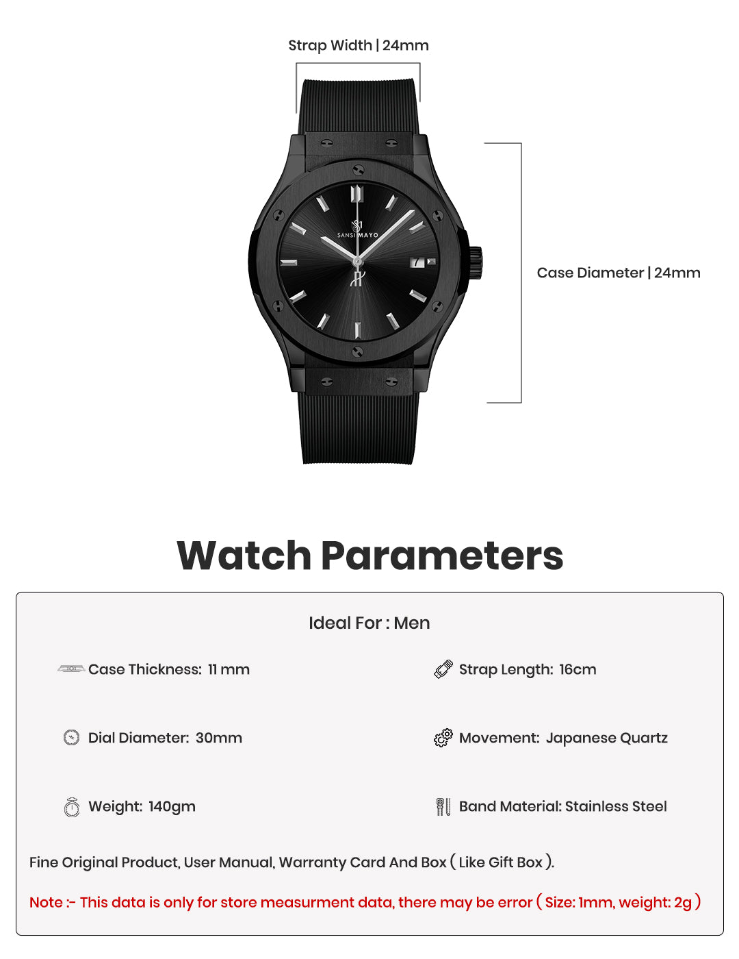 Gama Midnight Black Analog