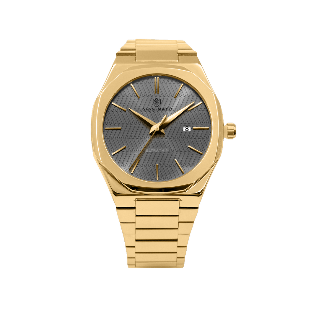 Brauo Gunmetal Grey Analog