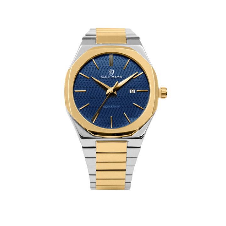 Brauo Navy Blue Analog