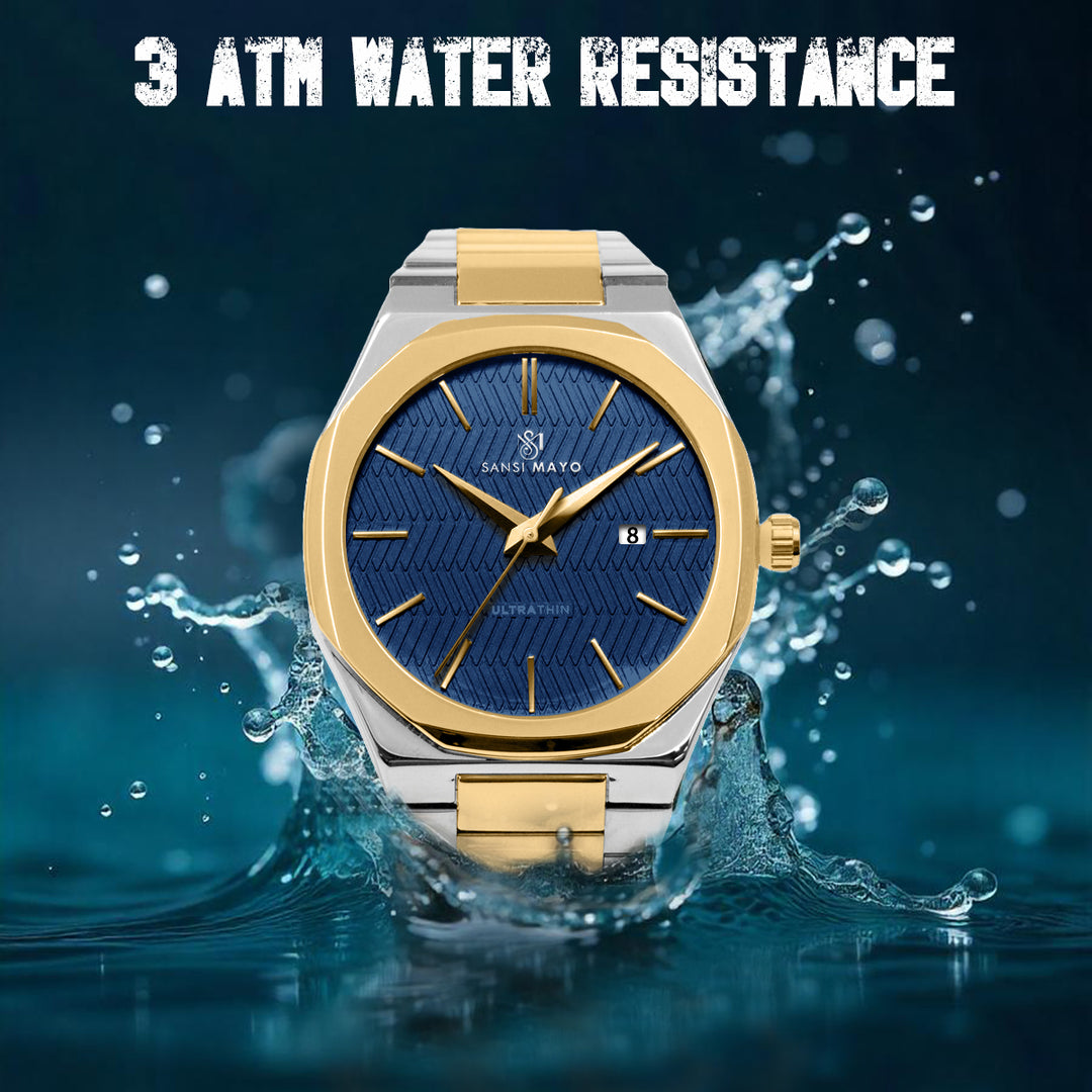 Brauo Navy Blue Analog