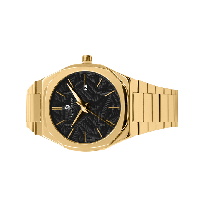 Ridox Obsidian Black Two-Tone Analog