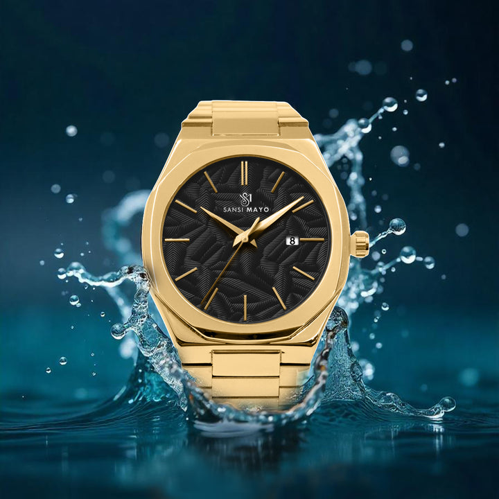 Ridox Obsidian Black Two-Tone Analog
