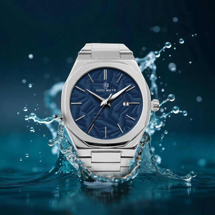 Ridox Deep Sapphire Two-Tone Analog