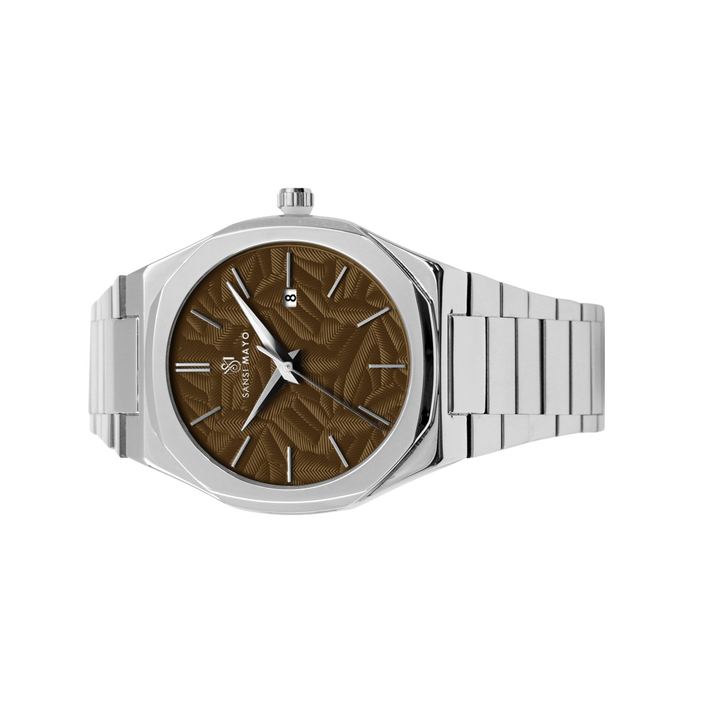 Ridox Mocha Brown Two-Tone Analog