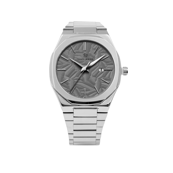 Ridox Ash Grey Two-Tone Steel Analog
