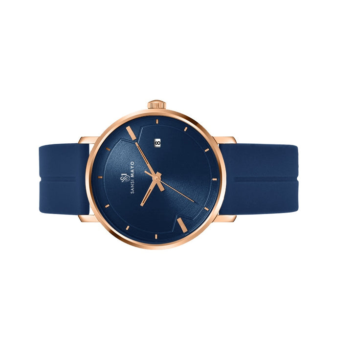 Uicto Deep Sapphire Blue Magnetic Lock Analog