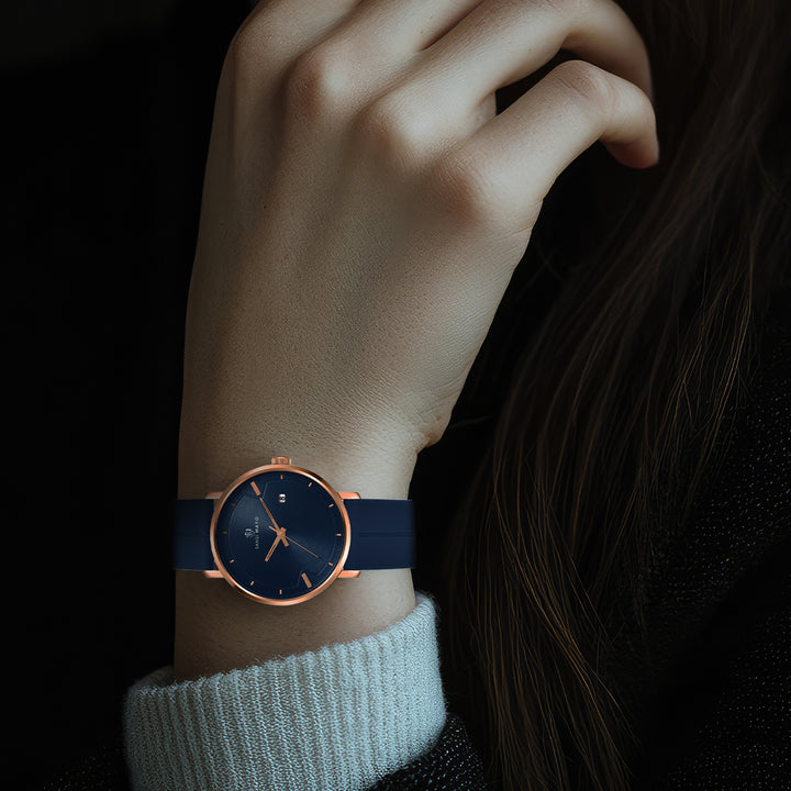 Uicto Deep Sapphire Blue Magnetic Lock Analog