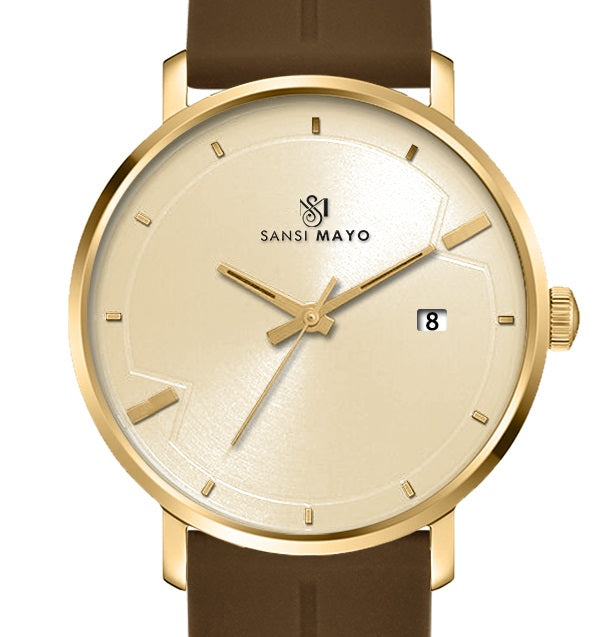 Uicto Luxe Gold Magnetic Lock Analog