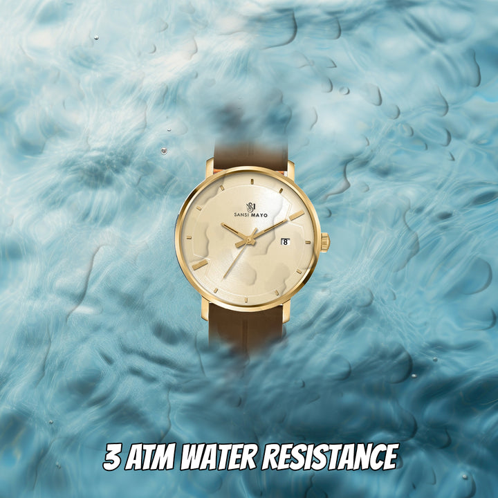Uicto Luxe Gold Magnetic Lock Analog