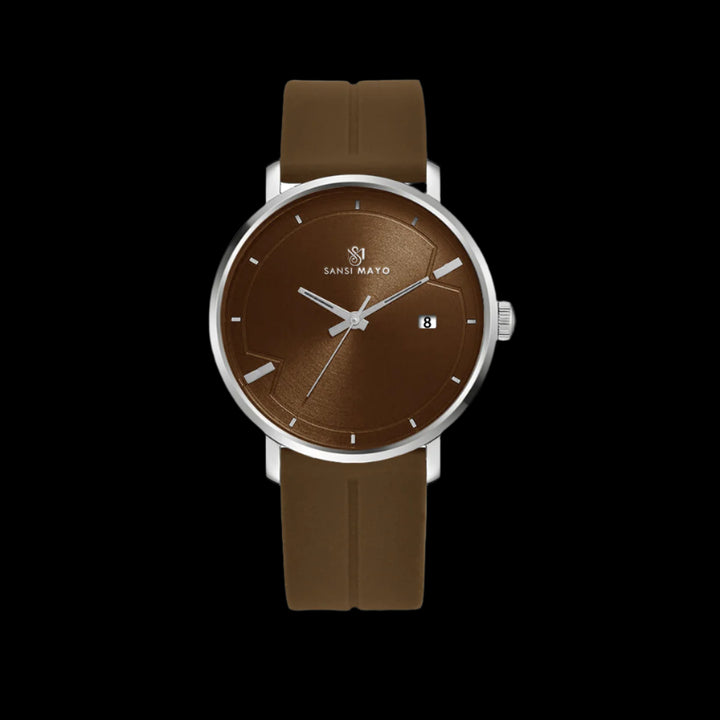 Uicto Mocha Brown Magnetic Lock Analog