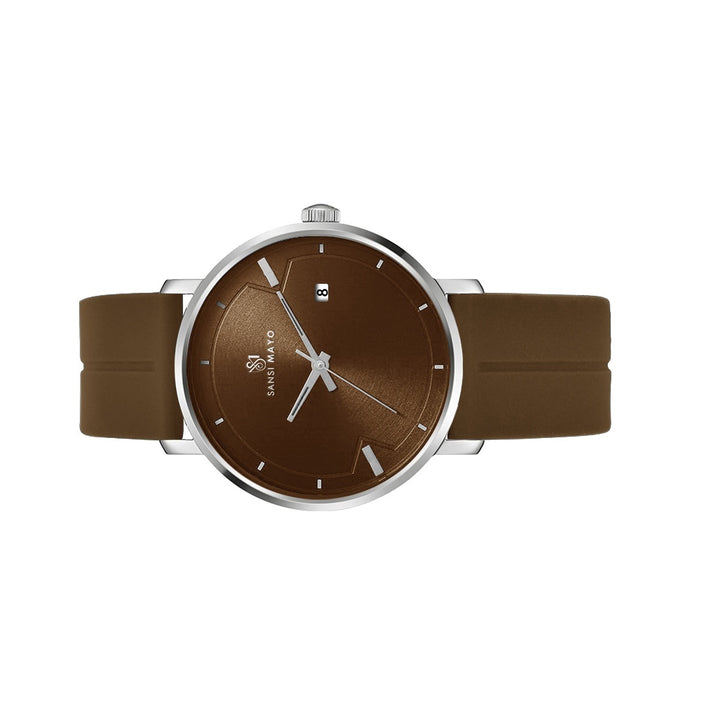 Uicto Mocha Brown Magnetic Lock Analog