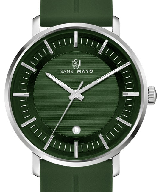 Rojar Olive Green Analog