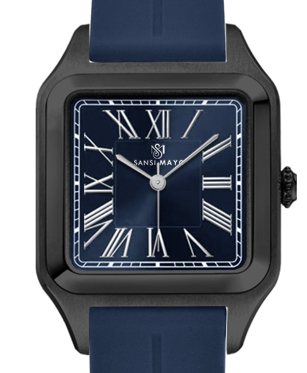 Albert Royal Blue Square Analog