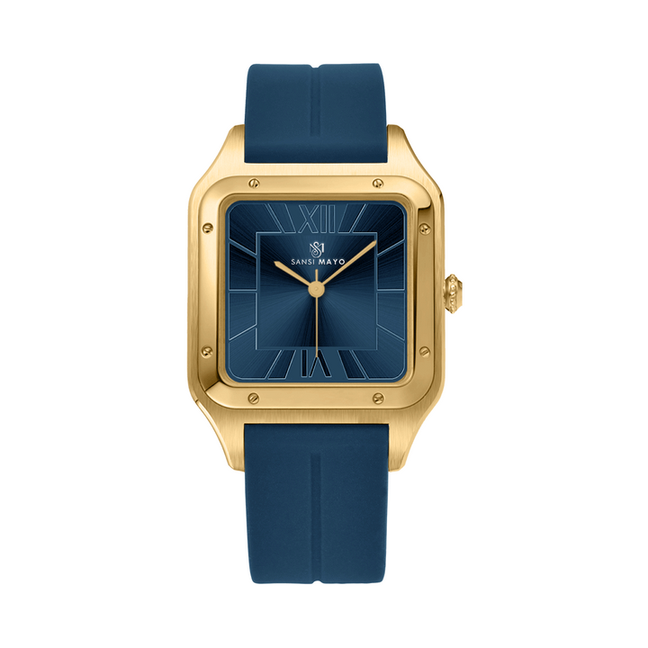 Carls Royal Blue Square Analog