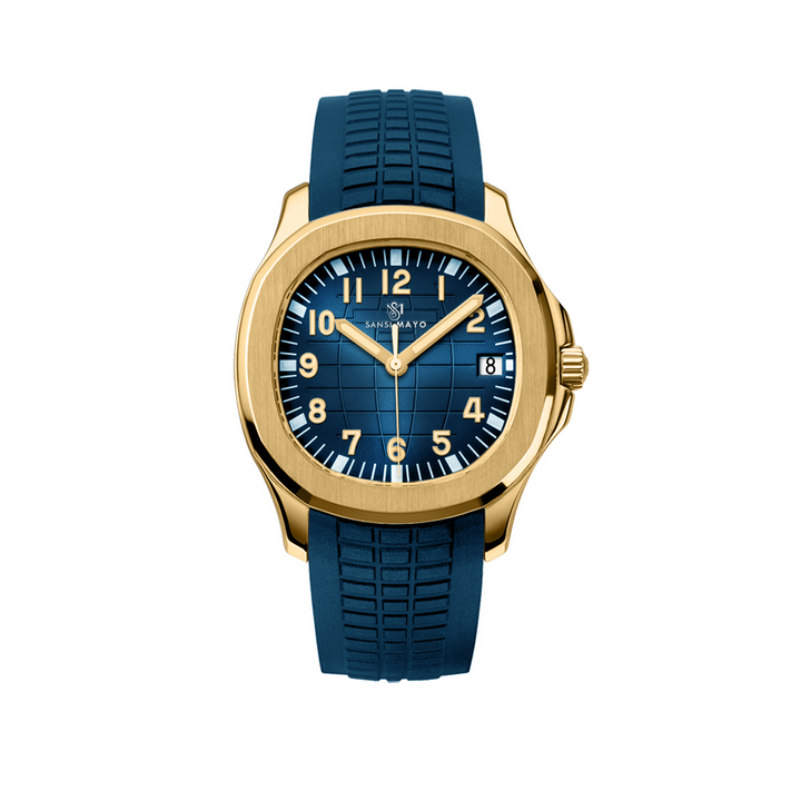 Alpha Ocean Blue Gold Analog