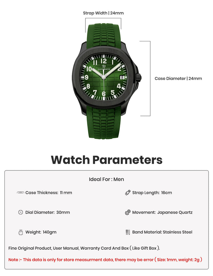 Alpha Green Onyx Analog