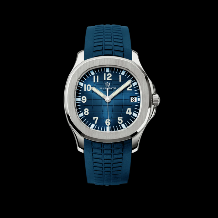 Alpha Ocean Blue Steel Analog