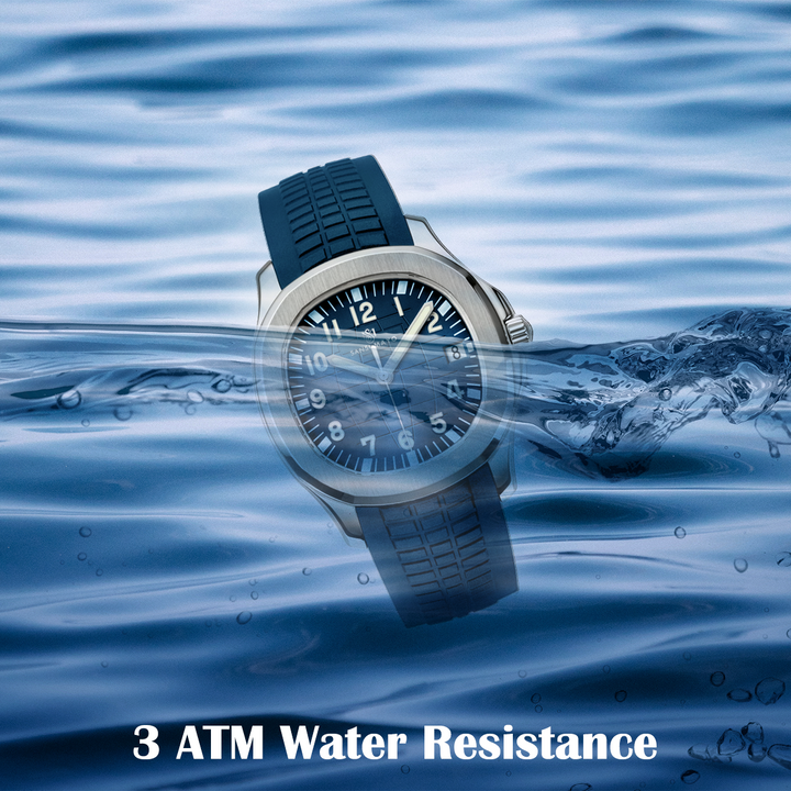 Alpha Ocean Blue Steel Analog