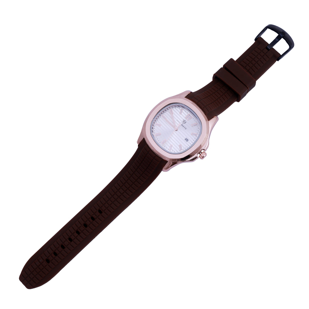 Beta Rose Gold Ivory Elegance Wrist Watch