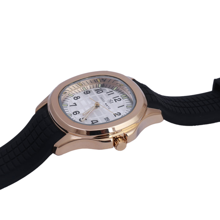 Beta Round White Wrist Watch