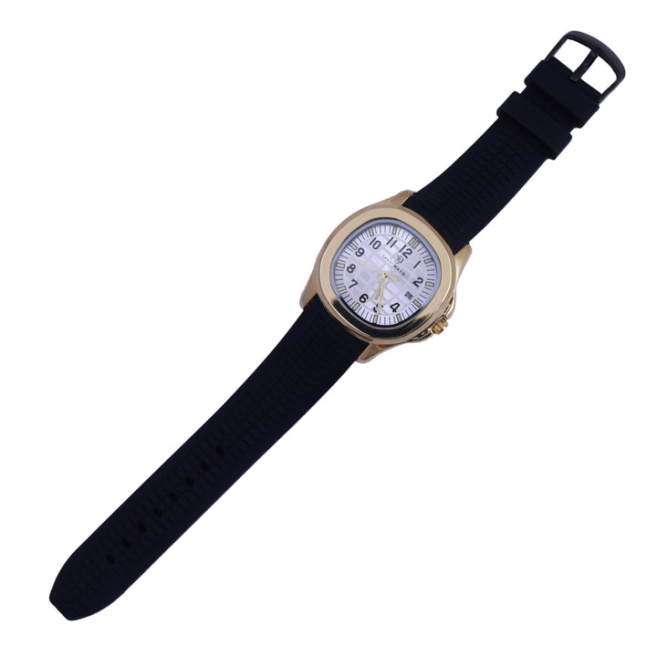 Beta Round White Wrist Watch