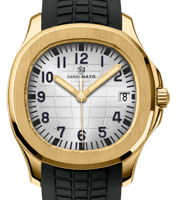 Beta Round White Wrist Watch
