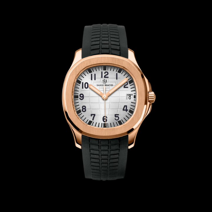 Sansi Mayo Round Gold & Coffe  Wrist Watch