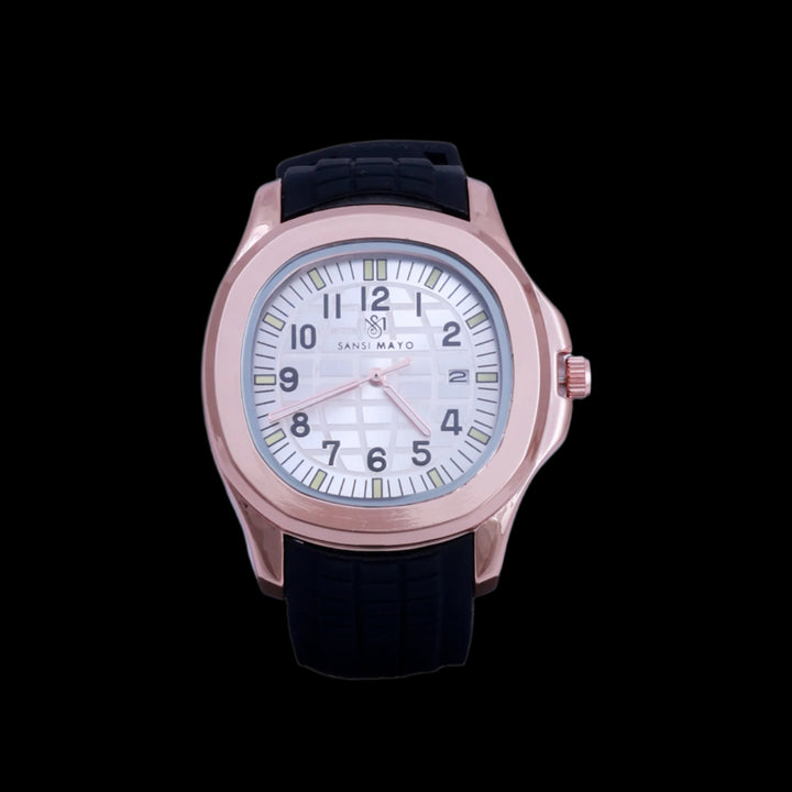 Sansi Mayo Round Gold  & Coffe Wrist Watch