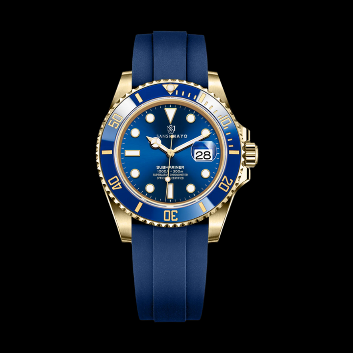 Zaman Deep Navy Blue Analog