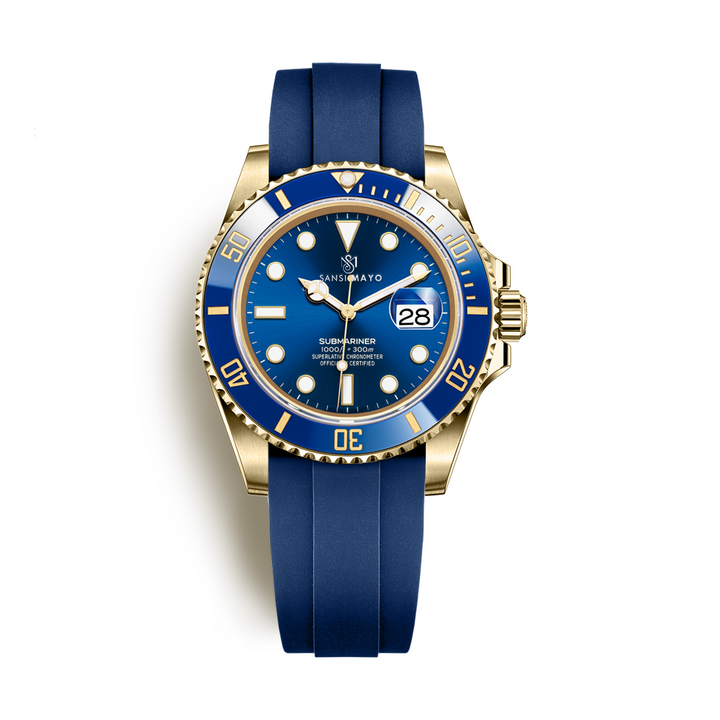 Zaman Deep Navy Blue Analog