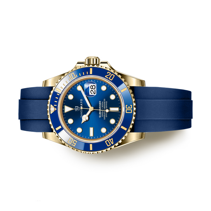 Zaman Deep Navy Blue Analog