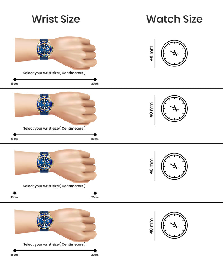 Zaman Deep Navy Blue Analog