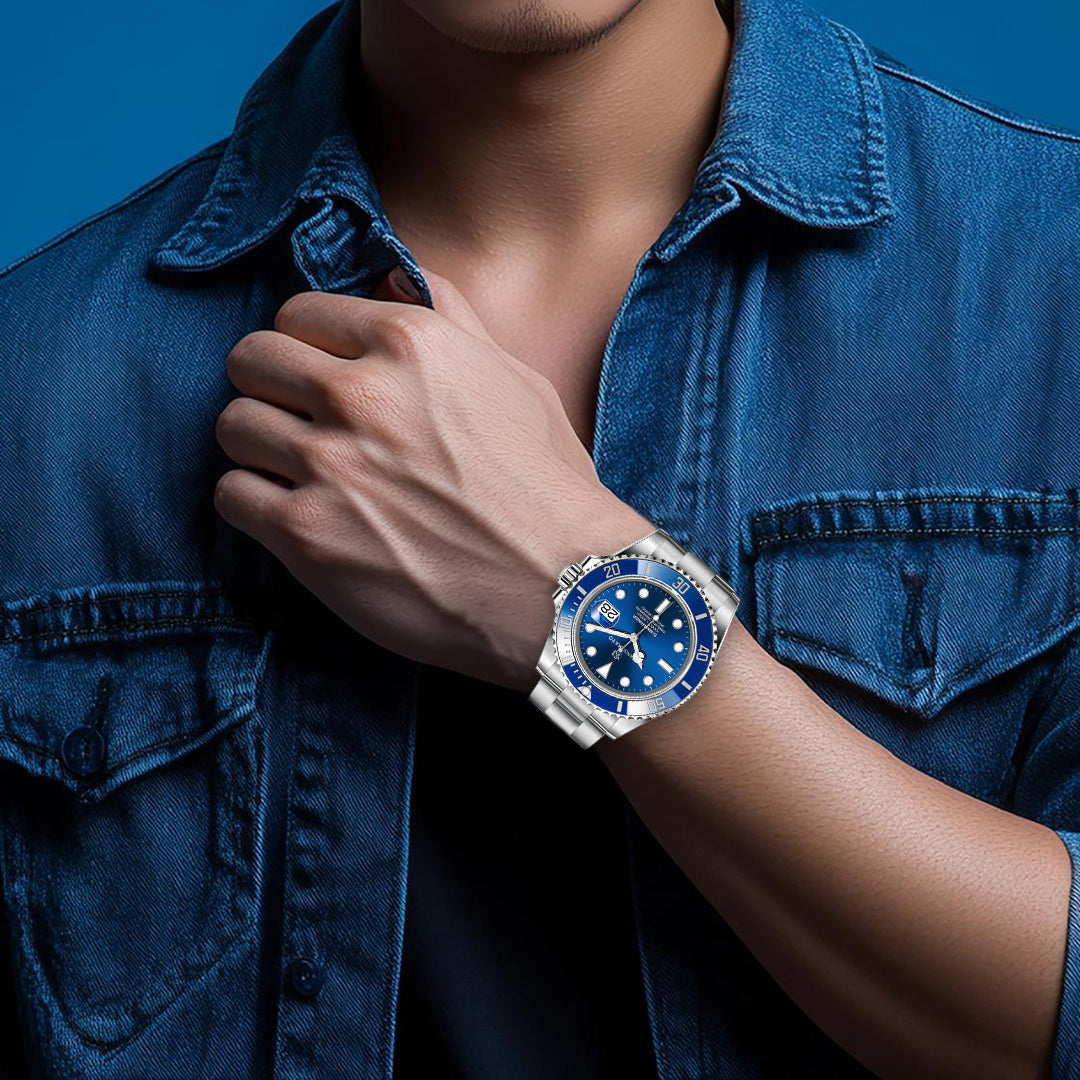 Zoro Azure Steel Analog