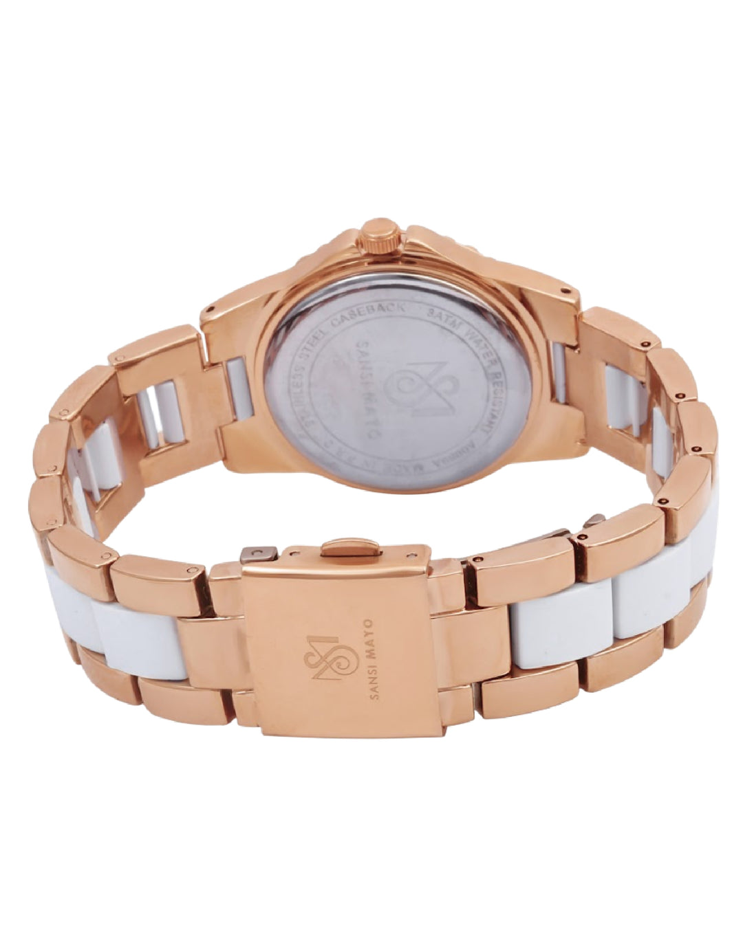 Round Two Tone Radiance Rose Gold  Wrist Watch