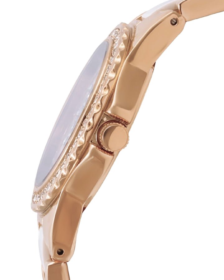Round Two Tone Radiance Rose Gold  Wrist Watch