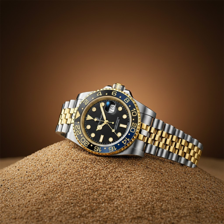 Black Silver Steel Analog